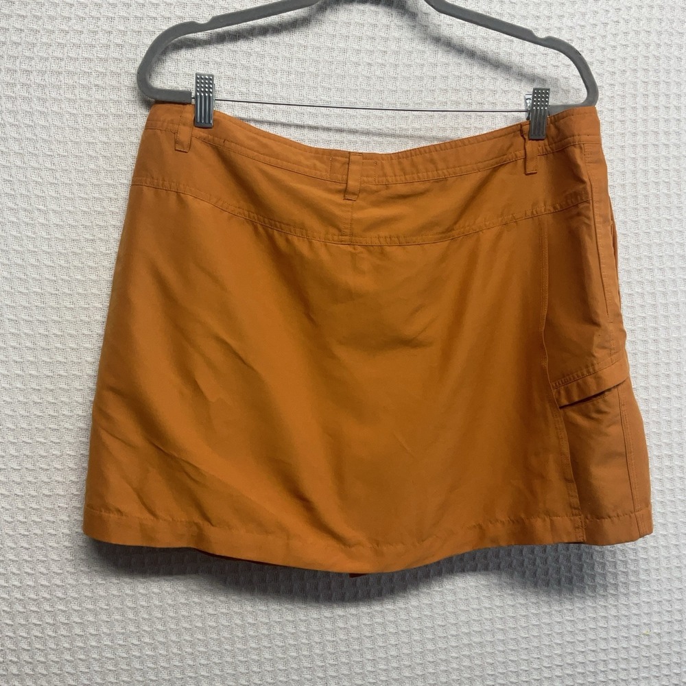 Aventura Clothing Skort Womens 14 Orange Wrap Lightweight Outdoors Hiking 1X - Picture 4 of 9